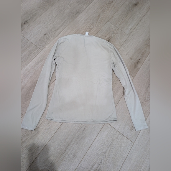 Lululemon Wundermost Ultra-Soft Nulu Crewneck Long-Sleeve Shirt Bone - Picture 8 of 9